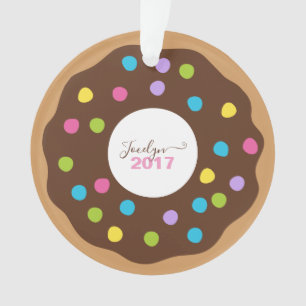 Add Name & Year - Personalised Doughnut Ornament