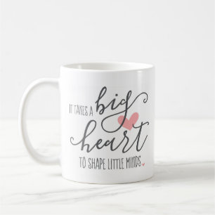 Add Name & Year, Personalised It Takes a Big Heart Coffee Mug