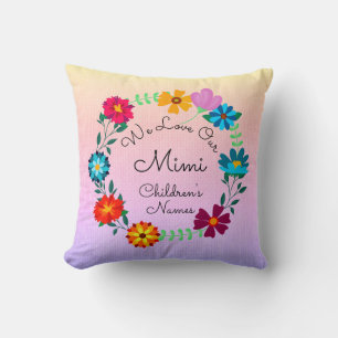 Add Names, Change Mimi - We Love Our Grandmother Cushion