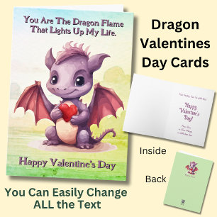 Add Names, You Are The Dragon Flame That Lights Up Card