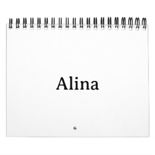 add own design 5.5" x 7" Two Page Small Black Calendar
