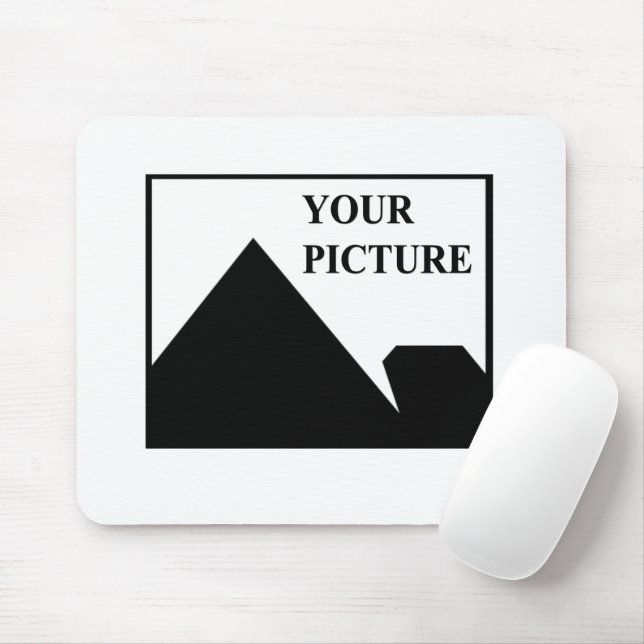 Add Personalised Picture Business Company Name Mouse Mat (With Mouse)