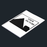 Add Personalised Picture Business Company Name Notebook<br><div class="desc">You can customise it with your photo,  logo or with your text.  You can place them as you like on the customisation page. Modern,  unique,  simple,  or personal,  it's your choice.</div>