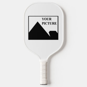 Add Personalised Picture Business Company Name Pickleball Paddle