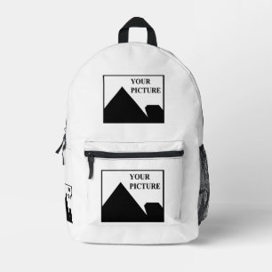 Add Personalised Picture Business Company Name Printed Backpack