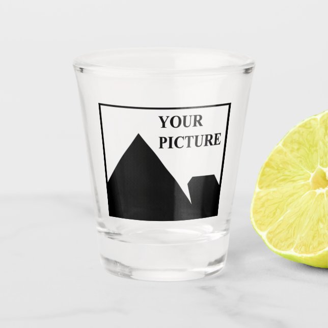 Add Personalised Picture Business Company Name Shot Glass (Front)