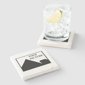 Add Personalised Picture Business Company Name Stone Coaster