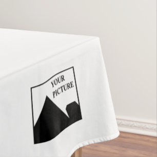 Add Personalised Picture Business Company Name Tablecloth