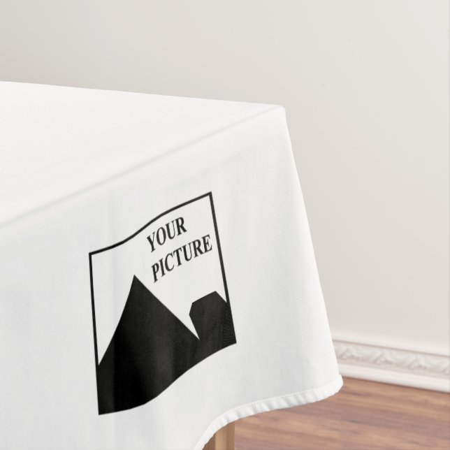 Add Personalised Picture Business Company Name Tablecloth (In Situ)
