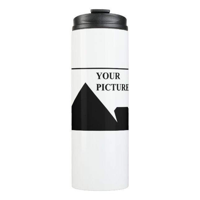 Add Personalised Picture Business Company Name Thermal Tumbler (Front)
