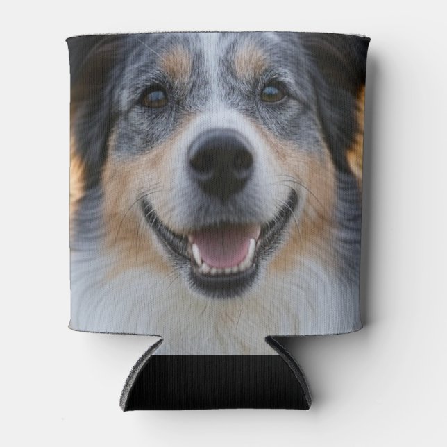 Add Pet Photo Customise Can Cooler (Front)