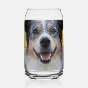 Add Pet Photo Customise Can Glass