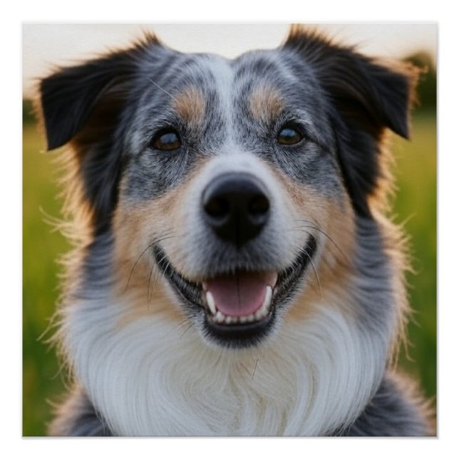 Add Pet Photo Customise Poster (Front)