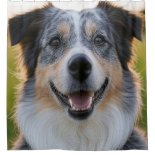Add Pet Photo Customise Shower Curtain