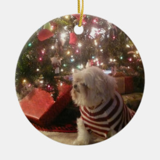 Add pet photo/person Christmas Tree Ornament