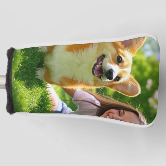 Add Pet Photo Personalise Customise Golf Head Cover (Front)