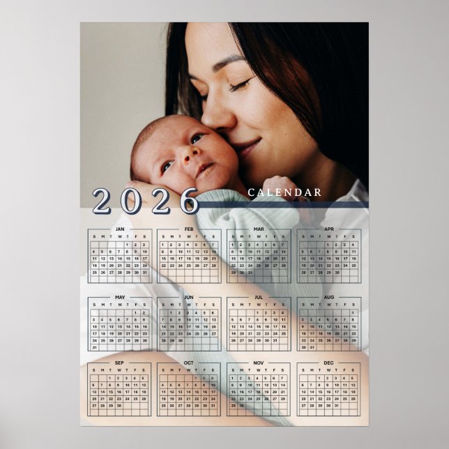 Add Photo 2026 Calendar Photo Poster (Front)
