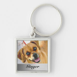 Add Photo And Name Custom Premium Keychain