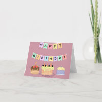 Add Photo and text cute pinky for girl birthday