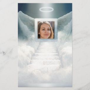 Add Photo Angel Stationery