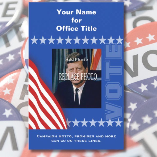 Add Photo Campaign Political Template Flyer (Creator Uploaded)