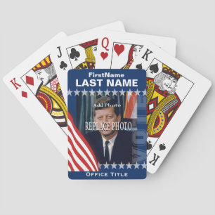 Add Photo Campaign Template Playing Cards