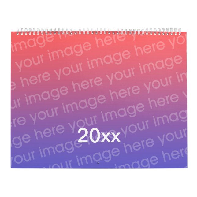 Add Photo Create Make Your Own Calendar for 20xx (Cover)