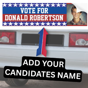 Add Photo Custom Campaign Template Bumper Sticker
