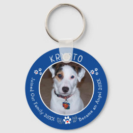 Add Photo Custom Dog Memorial Key Ring