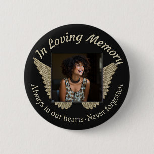 Add Photo Custom Memorial 6 Cm Round Badge