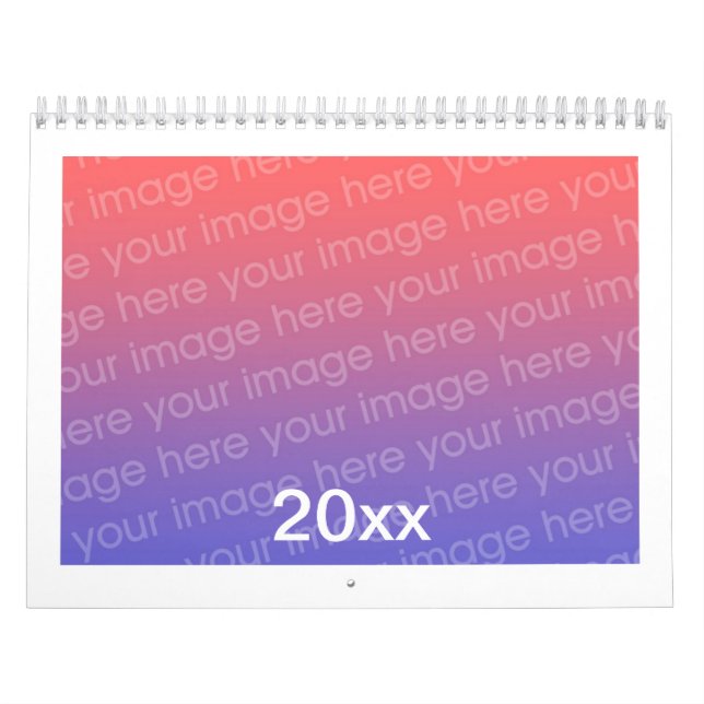 Add Photo Custom Printed Calendars Any Year (Cover)