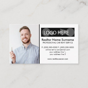 Add Photo Insert Logo Rent a car