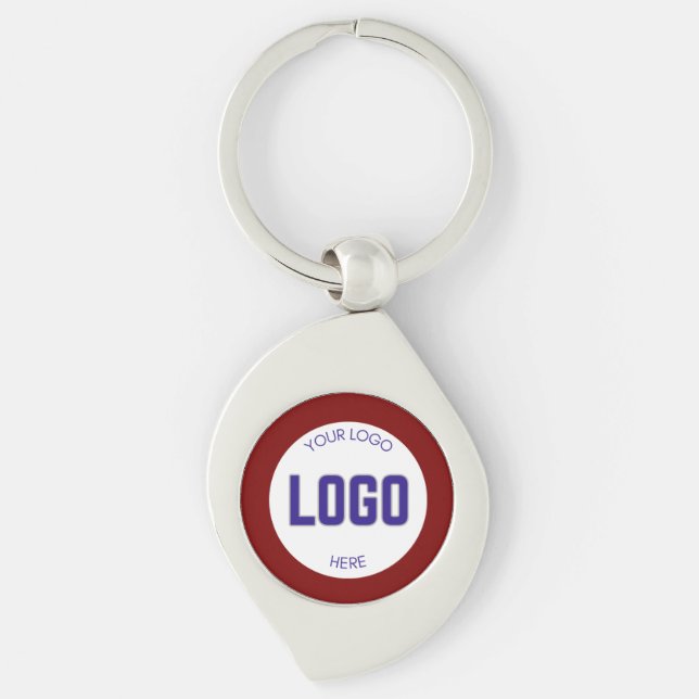 Add Photo or Logo on Clean Company Business  Key Ring (Front)