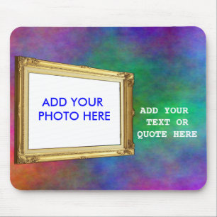 ADD PHOTO OR TEXT IN FRAME-MOUSEPAD MOUSE MAT