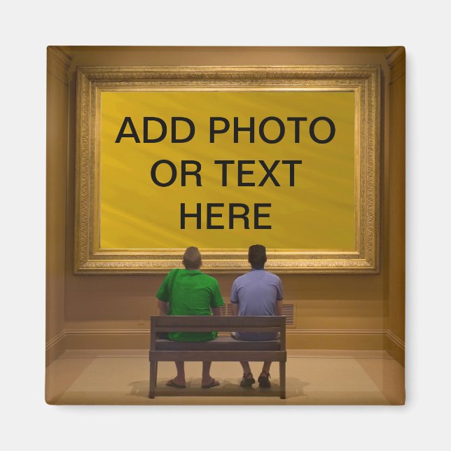 ADD PHOTO OR TEXT--MAGNET MAGNET (Front)
