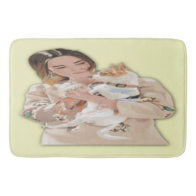 Add Photo Personalise Bath Mat (Front)