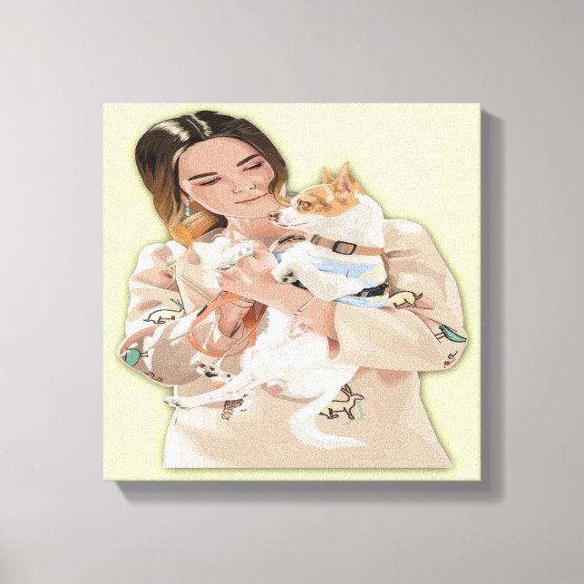 Add Photo Personalise Canvas Print (Front)