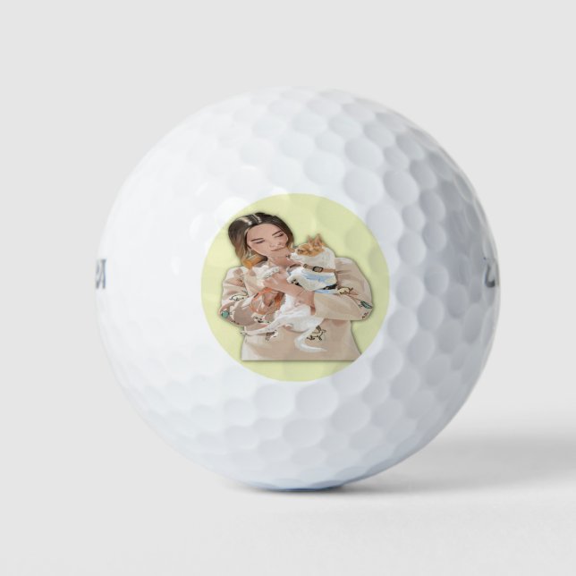 Add Photo Personalise Golf Balls (Front)