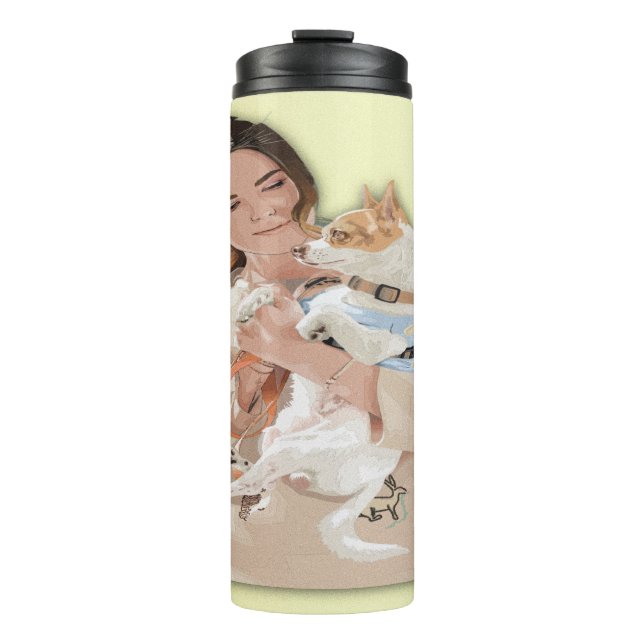 Add Photo Personalise Thermal Tumbler (Front)