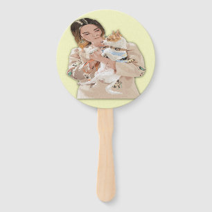 Add Photo Personalize Hand Fan