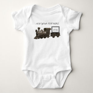 ADD PHOTO TRAIN BABY BODYSUIT