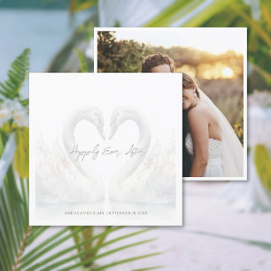 Add Photo Wedding Announcement Card