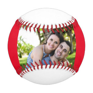 ADD PHOTO WEDDING BASEBALL GIFT