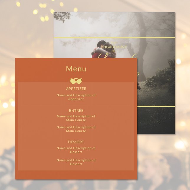 Add Photo Wedding Engagement Flat Menu (Add Photo Wedding Engagement Flat Menu)