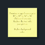 Add Picture or Artwork, Create It Your Way Canvas Print<br><div class="desc">Personalise it with your photo,  artwork,  or business logo when you replace the image with your own. Edit it using the Design Tool to resize or crop the image or add text. For questions or help,  send a message.</div>