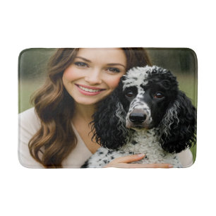 Add Poddle Photo Personalise Customise Bath Mat