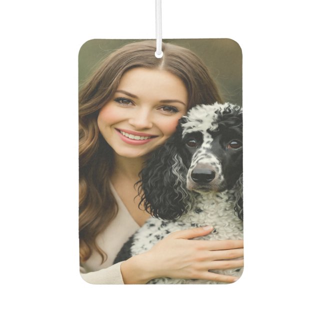 Add Poddle Photo Personalise Customise Car Air Freshener (Front)