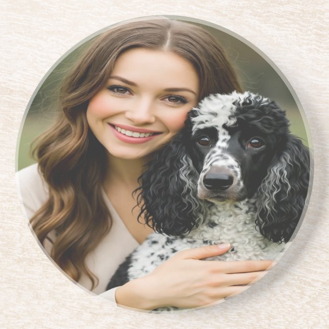 Add Poddle Photo Personalise Customise Coaster (Front)