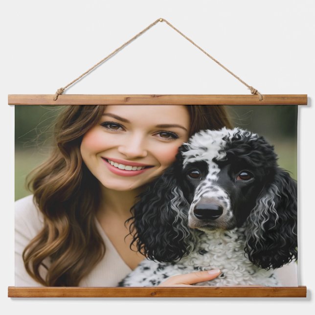 Add Poddle Photo Personalise Customise Hanging Tapestry (Front)