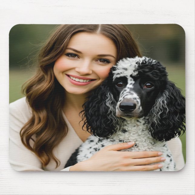 Add Poddle Photo Personalise Customise Mouse Mat (Front)